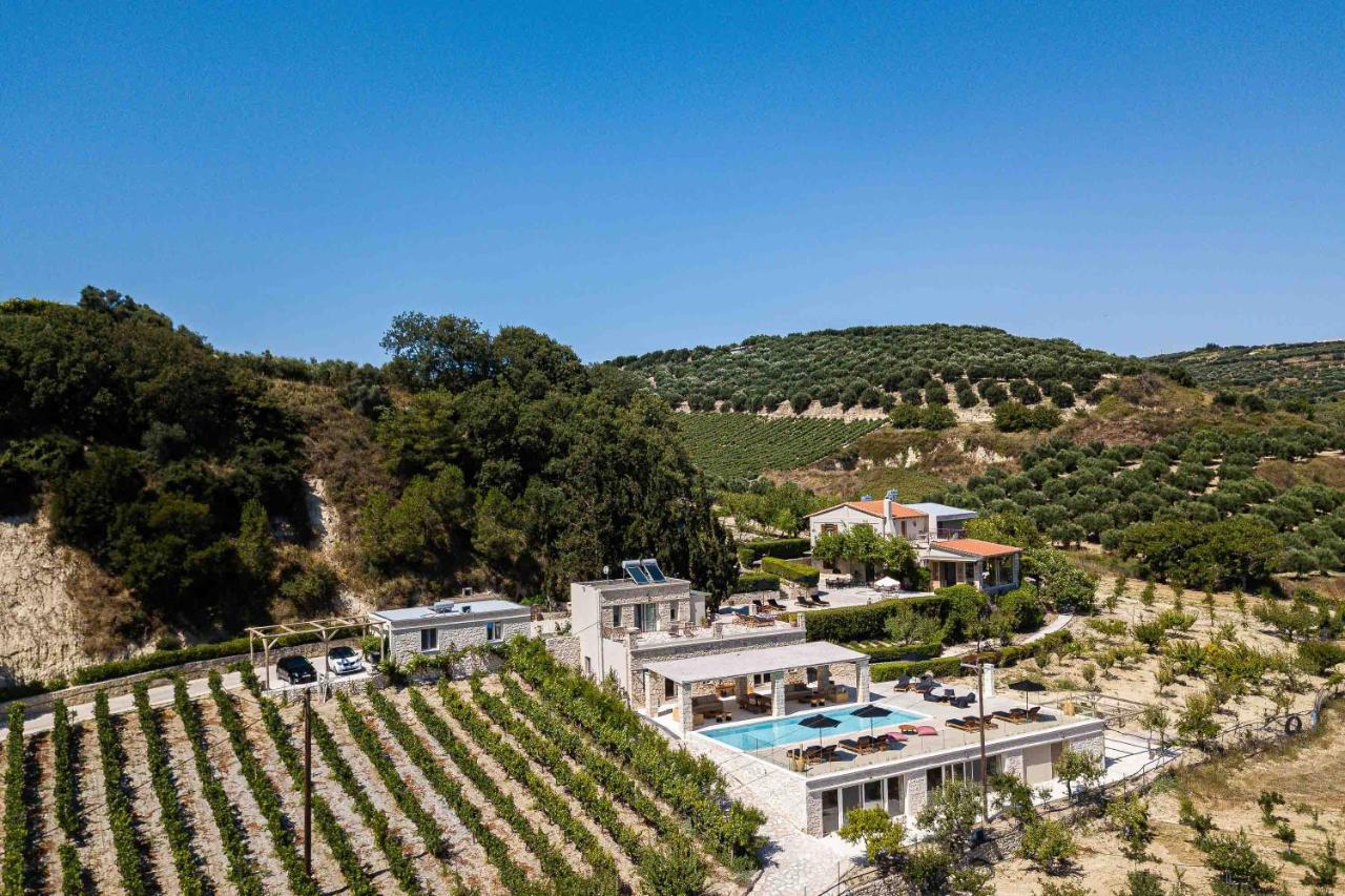 Villa Mantilari Wine Estate 7 Apartments 2 Private Pools 1 Heated Tennis Court Fitness Center 아르하네스 외부 사진